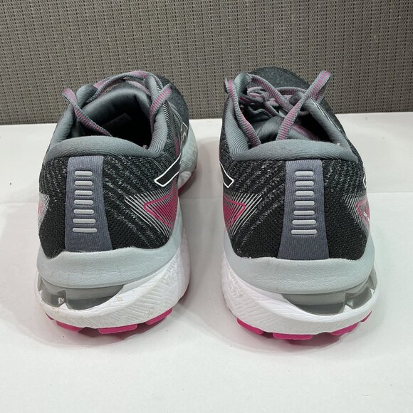 Asics Women's Gel-Nimbus 23 Running Shoes Gray & Pink Size 11Lightweight - Picture 3 of 9